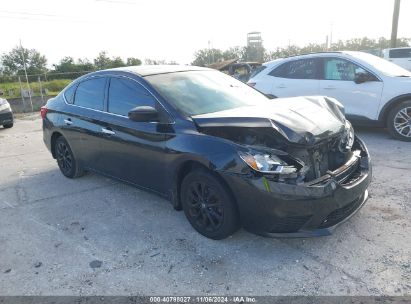 2018 NISSAN SENTRA S Black  Gasoline 3N1AB7AP9JY329082 photo #1