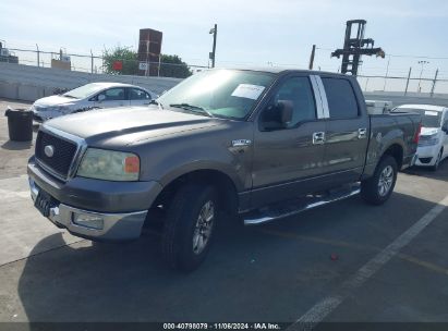 2004 FORD F-150 LARIAT/XLT Gray  Gasoline 1FTPW12584KA09275 photo #3