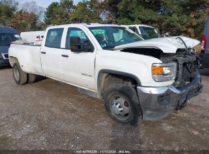 2015 GMC SIERRA 3500HD White  Diesel 1GT411C81FF543921 photo #1