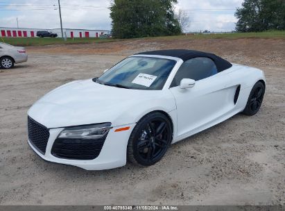 2014 AUDI R8 5.2 White  Gasoline WUASNAFGXEN001674 photo #3