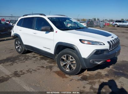 2017 JEEP CHEROKEE TRAILHAWK 4X4 White  Gasoline 1C4PJMBB7HW605711 photo #1