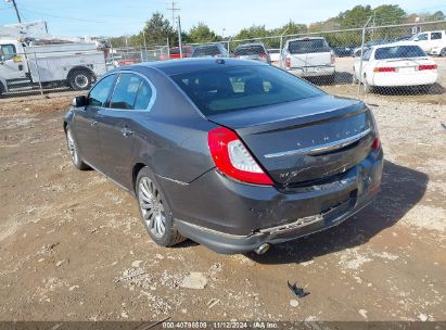 2016 LINCOLN MKS Gray  Gasoline 1LNHL9DK1GG602137 photo #4