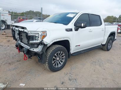 2022 GMC SIERRA 1500 LIMITED 4WD  SHORT BOX AT4 White  Gasoline 1GTP9EEL9NZ111606 photo #3