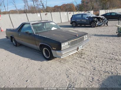 1985 CHEVROLET EL CAMINO Black  Gasoline 3GCCW80H5FS914486 photo #1