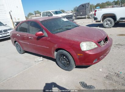 2007 SUZUKI FORENZA CONVENIENCE Red  Gasoline KL5JD56Z37K540006 photo #1