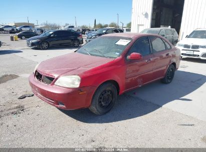 2007 SUZUKI FORENZA CONVENIENCE Red  Gasoline KL5JD56Z37K540006 photo #3