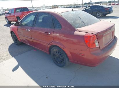 2007 SUZUKI FORENZA CONVENIENCE Red  Gasoline KL5JD56Z37K540006 photo #4