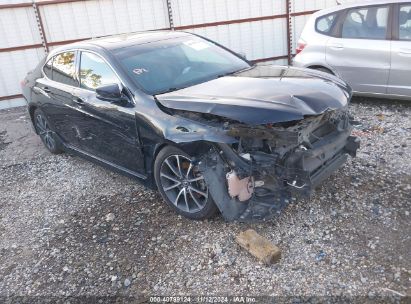 2016 ACURA TLX V6 ADVANCE Black  Gasoline 19UUB3F74GA003698 photo #1