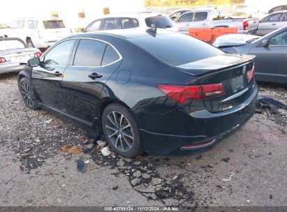 2016 ACURA TLX V6 ADVANCE Black  Gasoline 19UUB3F74GA003698 photo #4