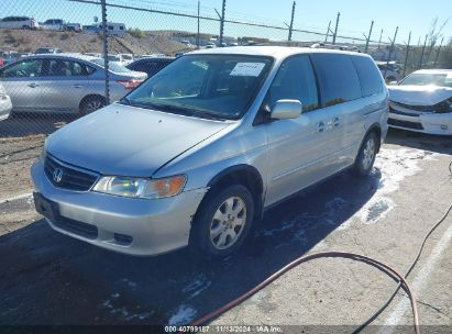 2002 HONDA ODYSSEY EX Silver  Gasoline 2HKRL18672H542926 photo #3