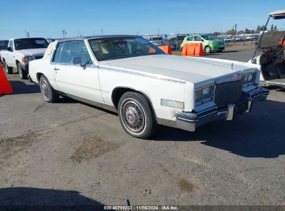 1985 CADILLAC ELDORADO White  Gasoline 1G6EL578XFE653486 photo #1