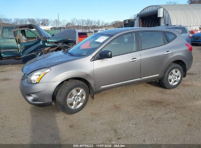 2014 NISSAN ROGUE SELECT S Gray  Gasoline JN8AS5MV1EW716125 photo #3