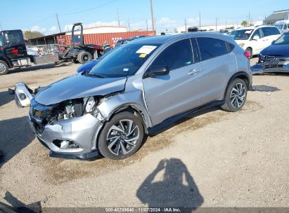 2020 HONDA HR-V 2WD SPORT Silver  Gasoline 3CZRU5H17LM715973 photo #3