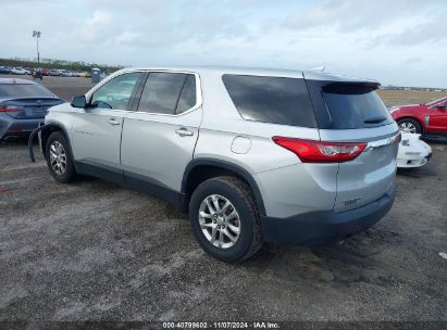 2019 CHEVROLET TRAVERSE LS Silver  Gasoline 1GNERFKW4KJ142033 photo #4