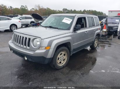 2016 JEEP PATRIOT SPORT Gray  Gasoline 1C4NJPBB1GD748494 photo #3