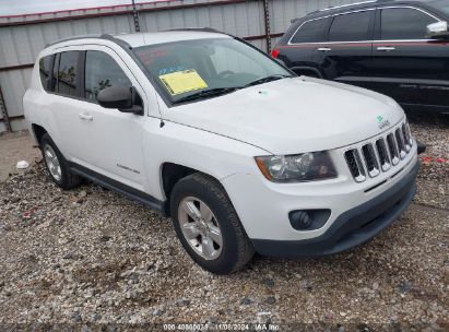 2016 JEEP COMPASS SPORT White  Gasoline 1C4NJCBB9GD574568 photo #1