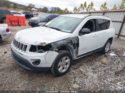 2016 JEEP COMPASS SPORT White  Gasoline 1C4NJCBB9GD574568 photo #3