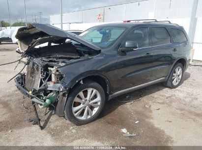 2011 DODGE DURANGO CREW Black  Gasoline 1D4SD4GT1BC711229 photo #3