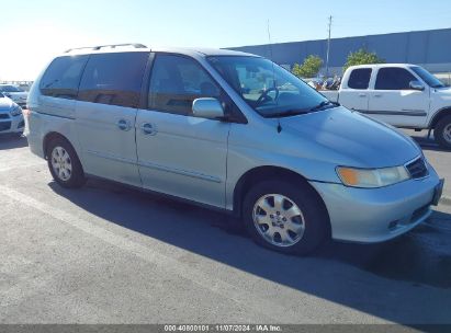 2003 HONDA ODYSSEY EX-L Light Blue  Gasoline 2HKRL18953H504882 photo #1