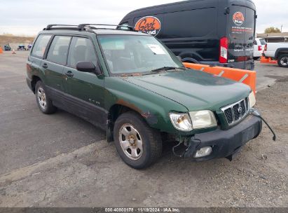 2002 SUBARU FORESTER L Green  Gasoline JF1SF63542G756254 photo #1