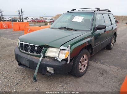 2002 SUBARU FORESTER L Green  Gasoline JF1SF63542G756254 photo #3