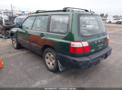 2002 SUBARU FORESTER L Green  Gasoline JF1SF63542G756254 photo #4