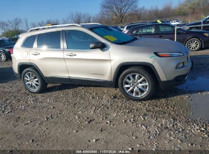 2014 JEEP CHEROKEE LIMITED Beige  Flexible Fuel 1C4PJMDS3EW269628 photo #1