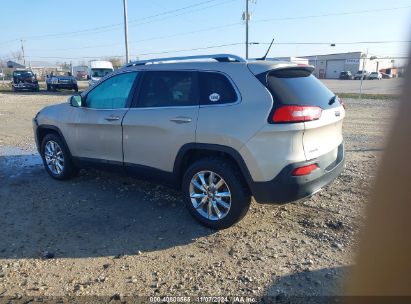 2014 JEEP CHEROKEE LIMITED Beige  Flexible Fuel 1C4PJMDS3EW269628 photo #4