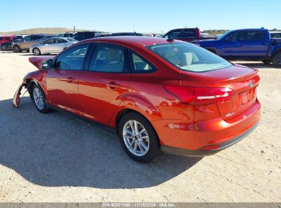 2018 FORD FOCUS SE Orange  Gasoline 1FADP3FEXJL321843 photo #4