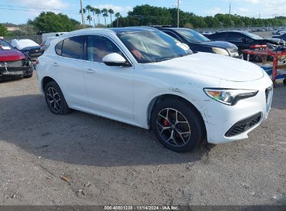 2021 ALFA ROMEO STELVIO TI AWD White  Gasoline ZASPAKBNXM7D20592 photo #1