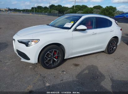 2021 ALFA ROMEO STELVIO TI AWD White  Gasoline ZASPAKBNXM7D20592 photo #3