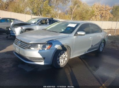 2013 VOLKSWAGEN PASSAT S W/APPEARANCE Silver  Gasoline 1VWAH7A37DC056811 photo #3