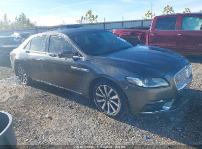 2019 LINCOLN CONTINENTAL STANDARD Gray  Gasoline 1LN6L9PK2K5603854 photo #1