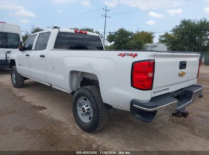 2018 CHEVROLET SILVERADO 2500HD WT White  Flexible Fuel 1GC1KUEG3JF242484 photo #4