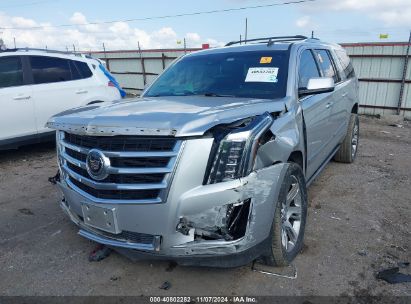 2015 CADILLAC ESCALADE ESV PREMIUM Silver  Gasoline 1GYS3JKJ5FR258721 photo #3