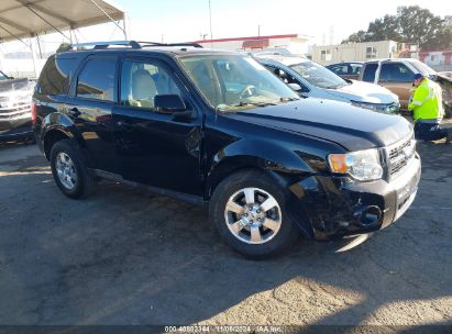 2012 FORD ESCAPE LIMITED Black  Gasoline 1FMCU0E74CKA81550 photo #1