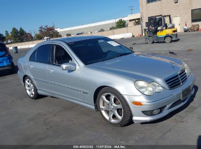 2007 MERCEDES-BENZ C 230 SPORT Silver  Gasoline WDBRF52H37F923889 photo #1