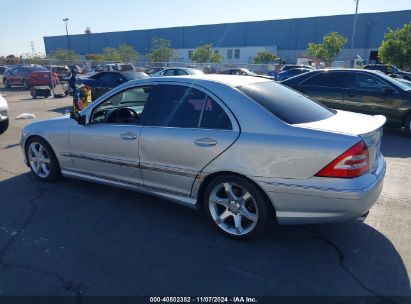 2007 MERCEDES-BENZ C 230 SPORT Silver  Gasoline WDBRF52H37F923889 photo #4