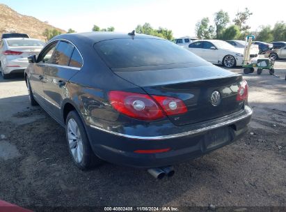 2012 VOLKSWAGEN CC SPORT Black  Gasoline WVWNP7AN8CE512388 photo #4