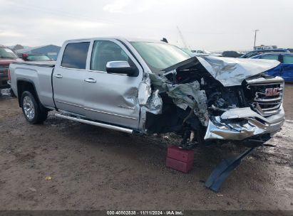 2017 GMC SIERRA 1500 SLT Silver  Gasoline 3GTU2NEC0HG342437 photo #1