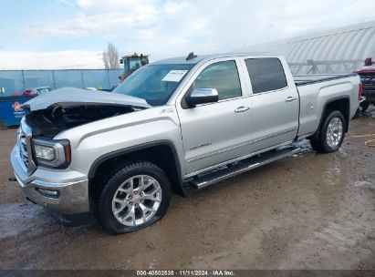 2017 GMC SIERRA 1500 SLT Silver  Gasoline 3GTU2NEC0HG342437 photo #3