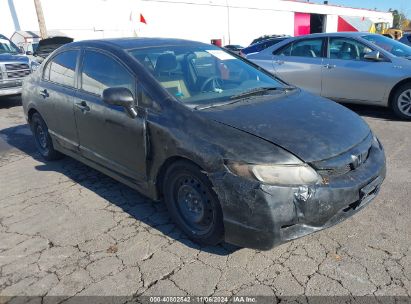 2009 HONDA CIVIC LX Black  Gasoline 1HGFA16569L014580 photo #1