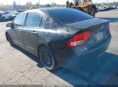 2009 HONDA CIVIC LX Black  Gasoline 1HGFA16569L014580 photo #4