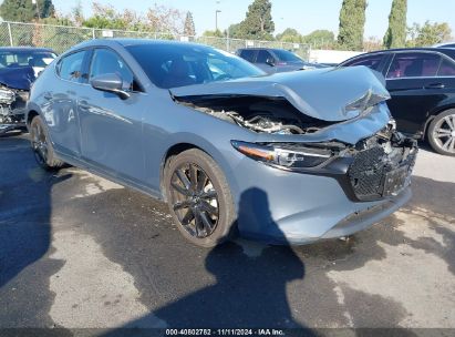 2021 MAZDA MAZDA3 PREMIUM Gray  Gasoline JM1BPAML7M1401480 photo #1