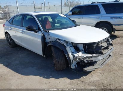 2023 HONDA CIVIC SI SEDAN White  Gasoline 2HGFE1E51PH476187 photo #1