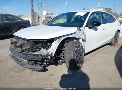 2023 HONDA CIVIC SI SEDAN White  Gasoline 2HGFE1E51PH476187 photo #3