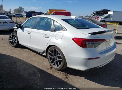 2023 HONDA CIVIC SI SEDAN White  Gasoline 2HGFE1E51PH476187 photo #4