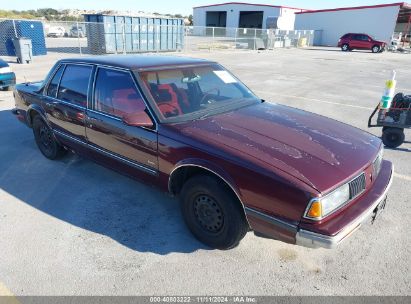 1989 OLDSMOBILE DELTA 88 ROYALE Burgundy  Gasoline 1G3HN54C8K1812309 photo #1