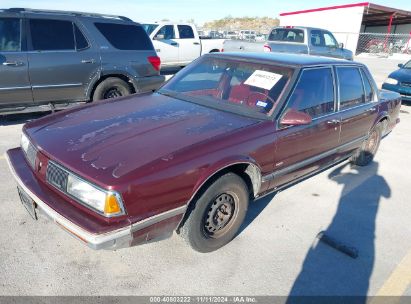 1989 OLDSMOBILE DELTA 88 ROYALE Burgundy  Gasoline 1G3HN54C8K1812309 photo #3