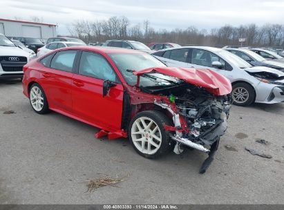 2023 HONDA CIVIC SI SEDAN Red  Gasoline 2HGFE1E53PH470844 photo #1